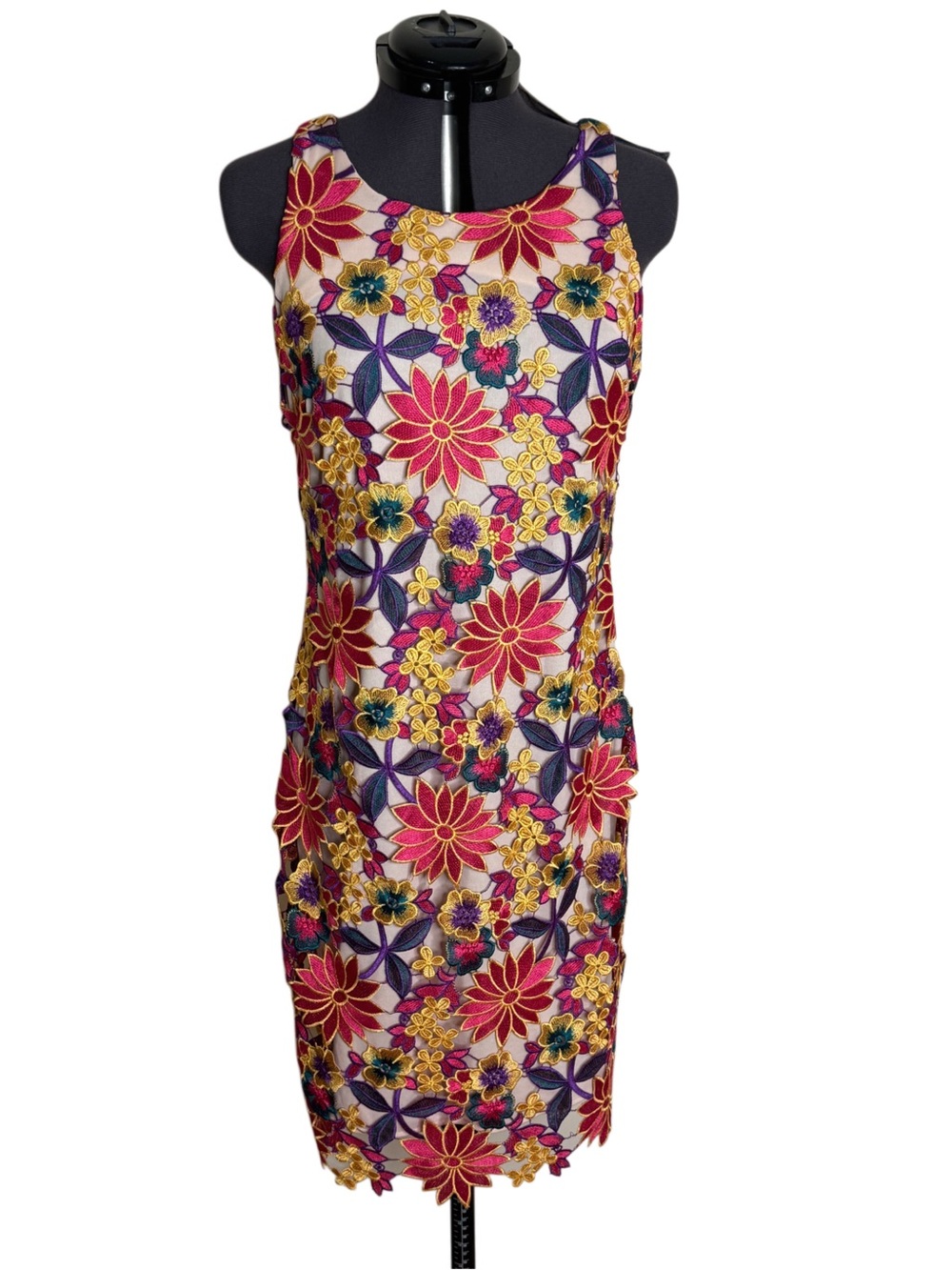 Alexia Admor Embroidered Floral Sheath Dress